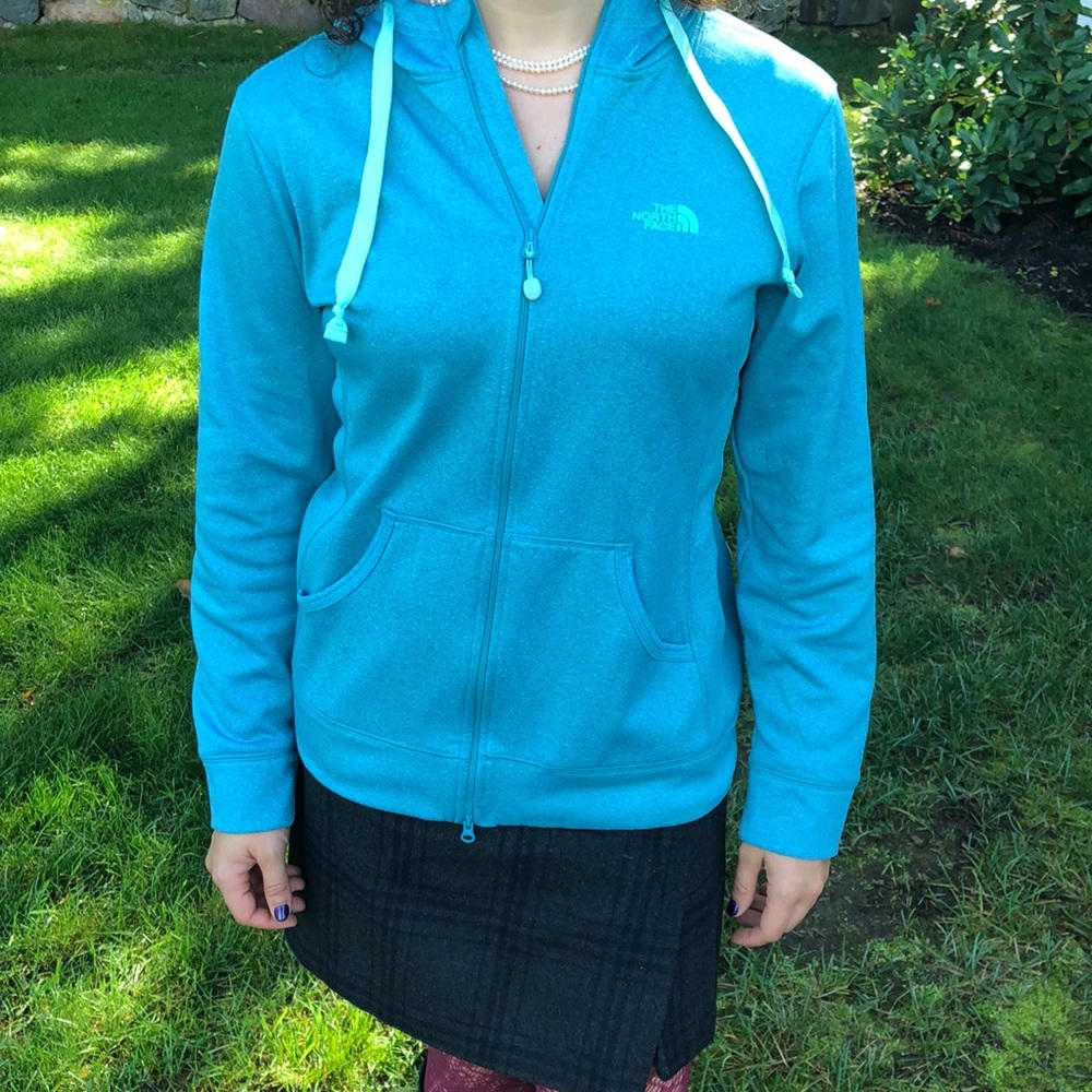 Blue North Face Sweat jacket